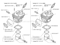 Page K Diagram and Parts List for 357EPA 357 EPA 2001-10 Husqvarna Chainsaw