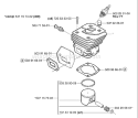 Page J Diagram and Parts List for 359EPA 359 EPA 2003-04 Husqvarna Chainsaw