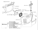 Page N Diagram and Parts List for 357XP 357 XP 2004-05 Husqvarna Chainsaw