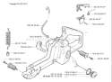 Page F Diagram and Parts List for 359 2006-02 Husqvarna Chainsaw