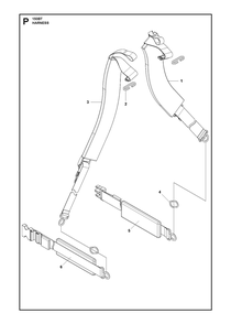 Harness Diagram and Parts List for 150BT2007-2021  Husqvarna Leaf Blower / Vacuum