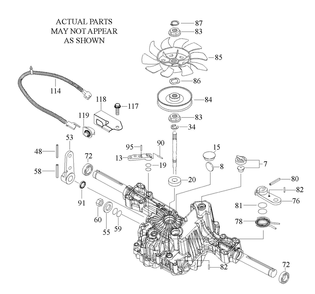 Complete Product Diagram and Parts List for K57R K57R-LTYT Husqvarna Engine
