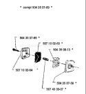 Page H Diagram and Parts List for 35 1990-06 Husqvarna Chainsaw