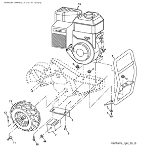 Part Location Diagram of 590962602 Husqvarna Engine