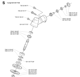 Part Location Diagram of 532448449 Husqvarna Dash