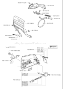 Page C Diagram and Parts List for 362XP 362 XP 2005-05 Husqvarna Chainsaw