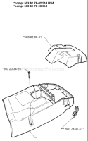 Page L Diagram and Parts List for 365 1996-09 Husqvarna Chainsaw