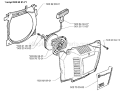 Page K Diagram and Parts List for 365 1997-12 Husqvarna Chainsaw
