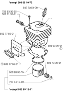 Page I Diagram and Parts List for 365 1997-12 Husqvarna Chainsaw