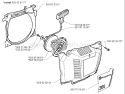 Page J Diagram and Parts List for 365EPA 365 EPA 1999-04 Husqvarna Chainsaw