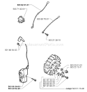 Page F Diagram and Parts List for 365EPA 365 EPA 1999-04 Husqvarna Chainsaw