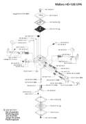 Page B Diagram and Parts List for 365EPA 365 EPA 2002-01 Husqvarna Chainsaw