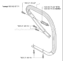 Page G Diagram and Parts List for 365 2003-11 Husqvarna Chainsaw