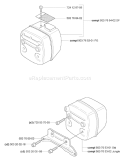 Page J Diagram and Parts List for 365EPA 365 EPA 2007-03 Husqvarna Chainsaw