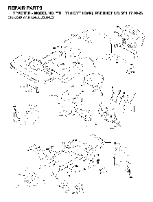 Chassis And Enclosures Diagram and Parts List for YTH130 (HEYTH130K, 954170026)(2001-01) Husqvarna Lawn Tractor