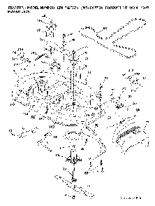 Mower Deck / Cutting Deck Diagram and Parts List for LTH1742TWIN (96041006700)(2008-01) Husqvarna Lawn Tractor
