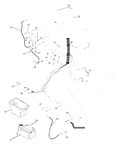 Electrical Diagram and Parts List for YTH1842 (954569790-C)(2003-02) Husqvarna Lawn Tractor