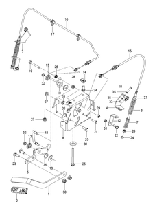 Part Location Diagram of 582121801 Husqvarna Cable Assembly