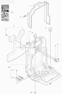 Frame Diagram and Parts List for 370BFS 2009-03 Husqvarna Leaf Blower / Vacuum