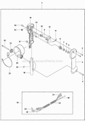 Handle  Controls Diagram and Parts List for 370BTS 2009-03 Husqvarna Leaf Blower / Vacuum