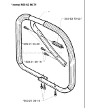 Page F Diagram and Parts List for 371 1996-03 Husqvarna Chainsaw