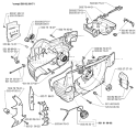 Page D Diagram and Parts List for 371 1996-09 Husqvarna Chainsaw