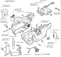 Page E Diagram and Parts List for 371EPA 371 EPA 1997-12 Husqvarna Chainsaw
