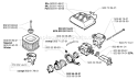 Page A Diagram and Parts List for 371 1999-05 Husqvarna Chainsaw