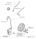 Page J Diagram and Parts List for 371K 371 K 2000-02 Husqvarna Concrete Saw