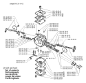 Page D Diagram and Parts List for 371K 371 K 2000-02 Husqvarna Concrete Saw