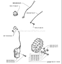 Page J Diagram and Parts List for 371 K EPA 1999-04 Husqvarna Concrete Saw