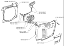 Page M Diagram and Parts List for 371 K EPA 1999-04 Husqvarna Concrete Saw