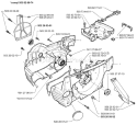 Page E Diagram and Parts List for 371 K EPA 1999-04 Husqvarna Concrete Saw