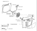 Page M Diagram and Parts List for 371 K EPA 2002-01 Husqvarna Concrete Saw