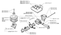 Page A Diagram and Parts List for 362EPA 362 EPA 1999-11 Husqvarna Chainsaw