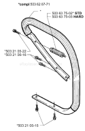 Page F Diagram and Parts List for 362EPA 362 EPA 1999-11 Husqvarna Chainsaw