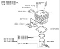 Page F Diagram and Parts List for 362EPA 362 EPA 2003-10 Husqvarna Chainsaw