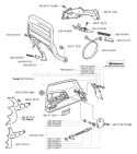 Page C Diagram and Parts List for 372 XPW EPA 2007-01 Husqvarna Chainsaw