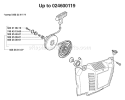 Page L Diagram and Parts List for 371K 371 K 2003-08 Husqvarna Chainsaw
