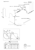 Page P Diagram and Parts List for 371 K EPA 2005-05 Husqvarna Concrete Saw