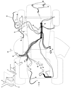 Electrical Diagram and Parts List for YTH2148 (954571960-A)(2003-11) Husqvarna Lawn Tractor