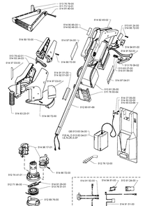 Product Complete 2 Diagram and Parts List for 12RC 19961400001-Current Husqvarna Brush Cutter