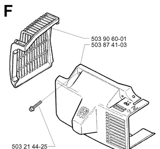 Cover Diagram and Parts List for 225HBV 20000100001-Current Husqvarna Leaf Blower / Vacuum