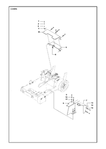 Cover Diagram and Parts List for FS520 (FS 524)(2007-08) Husqvarna Circular Saw