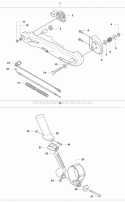 Handle  Controls 380Bfs Diagram and Parts List for 380BFS 2009-03 Husqvarna Leaf Blower / Vacuum