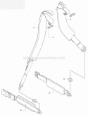 Harness Diagram and Parts List for 380BFS 2009-03 Husqvarna Leaf Blower / Vacuum
