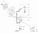 Ignition System Diagram and Parts List for 380BFS 2009-03 Husqvarna Leaf Blower / Vacuum