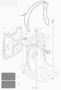 Frame Diagram and Parts List for 380BFS 2009-03 Husqvarna Leaf Blower / Vacuum
