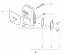 Muffler Diagram and Parts List for 380BTS 2009-03 Husqvarna Leaf Blower / Vacuum