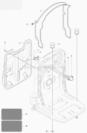 Frame Diagram and Parts List for 380BTS 2009-03 Husqvarna Leaf Blower / Vacuum